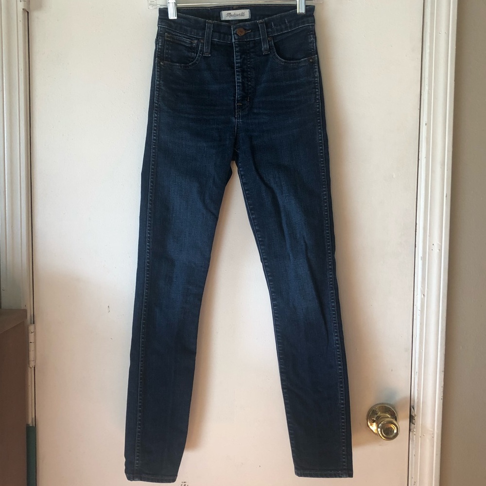 Madewell 10” High Rise Skinny Jeans in size 25